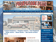 Tablet Screenshot of fireplacespluscm.com